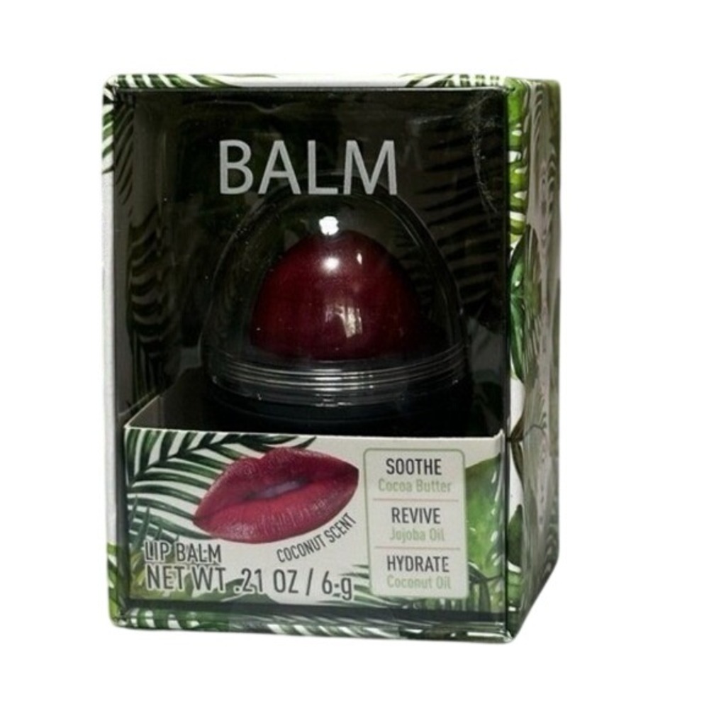 NWT 2 Pack LIQUE Lip Care Coconut‎ Scent Lip Balm